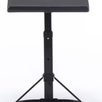 Peakform Adjustable Height Folding Tray Table Black