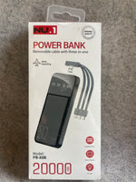 
              NU.1 Power Bank 20000 Mah
            