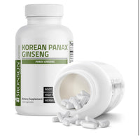 Bronson Korean Panax Ginseng Supports Energy, Endurance & Vitality + Memory and Mental Performance, 120 Capsules