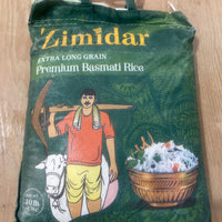 Zimidar Extra Long Grain Premium Basmati Rice (4.5 kg)