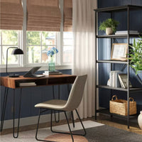 Hairpin Writing Desk with Storage Brown - Threshold