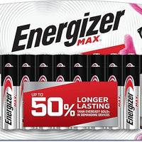 Piles AA Energizer, pile alcaline Max Double A, 20 pièces