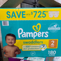 Pampers Swaddlers Softest Ever Diapers Sizes: 2 ( 60ct ) 5-8kg