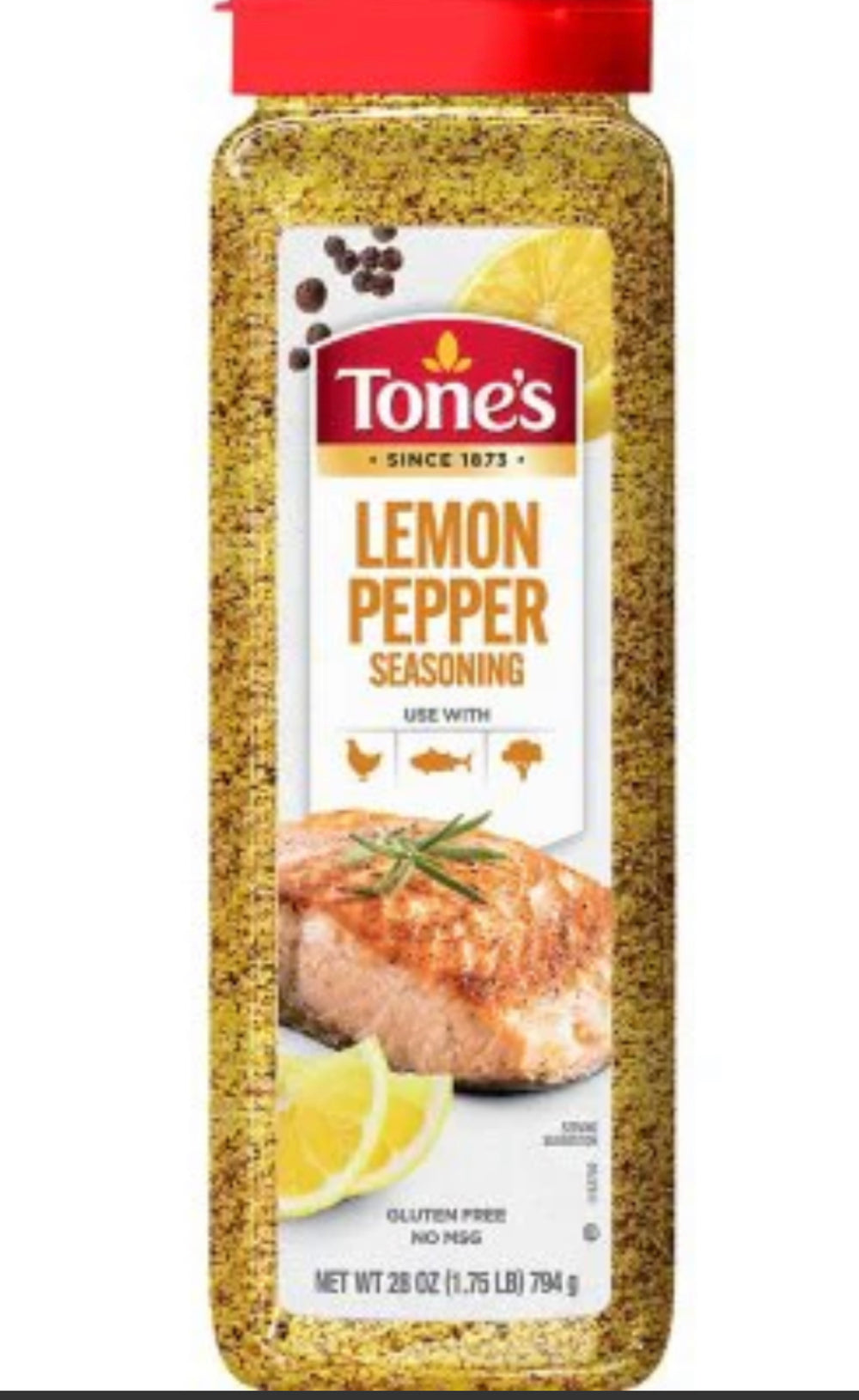 Tone's Lemon Pepper Seasoning 794 g DLC: Déc27