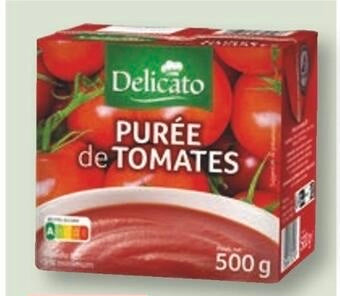 Delicato Purée de Tomates 500g DLC: 27-JUL25