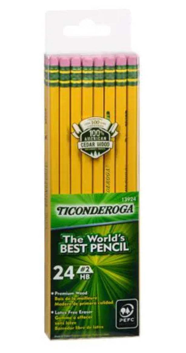 Ticonderoga Pencils 24