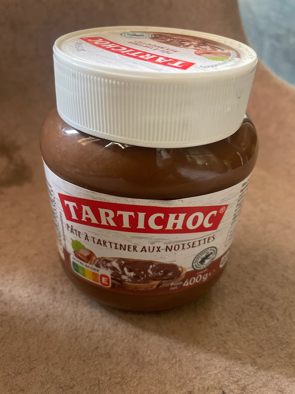 Pâte a tartiner aux noisettes - TARTICHOC - (400 g) DLC: Mras25