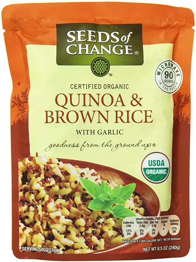 Seeds Of Change: Certified Organic Quinoa & Brown Rice With Garlic
DLC: MAI24