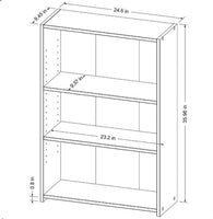 
              3 Shelf Bookcase Brown - Room Essentials MM
            