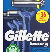 Gillette Sensor 3 Comfort rasoirs jetables