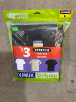 
              3 PACK Dumuk Urban Stretch Tagfree Tshirts
            