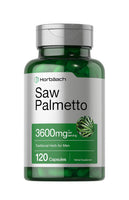 
              Horbäach Saw Palmetto Extract | 120 Capsules | Non-GMO and Gluten Free Formula | from Saw Palmetto Berries
            