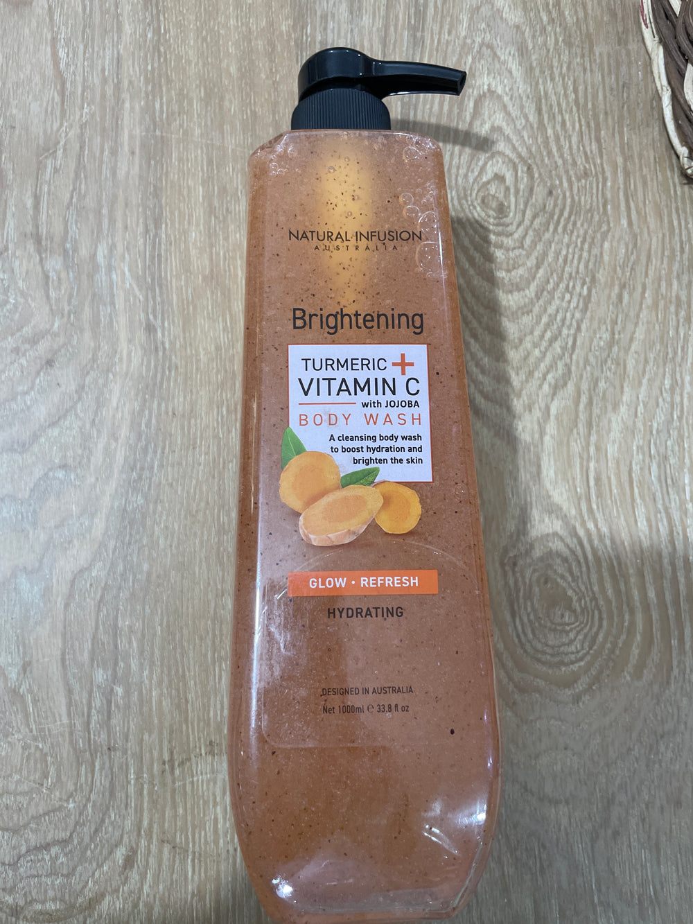 natural infusion brightening turmeric + vitamin c 1000ml