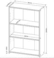 
              3 Shelf Bookcase Black - Room Essentials MM
            