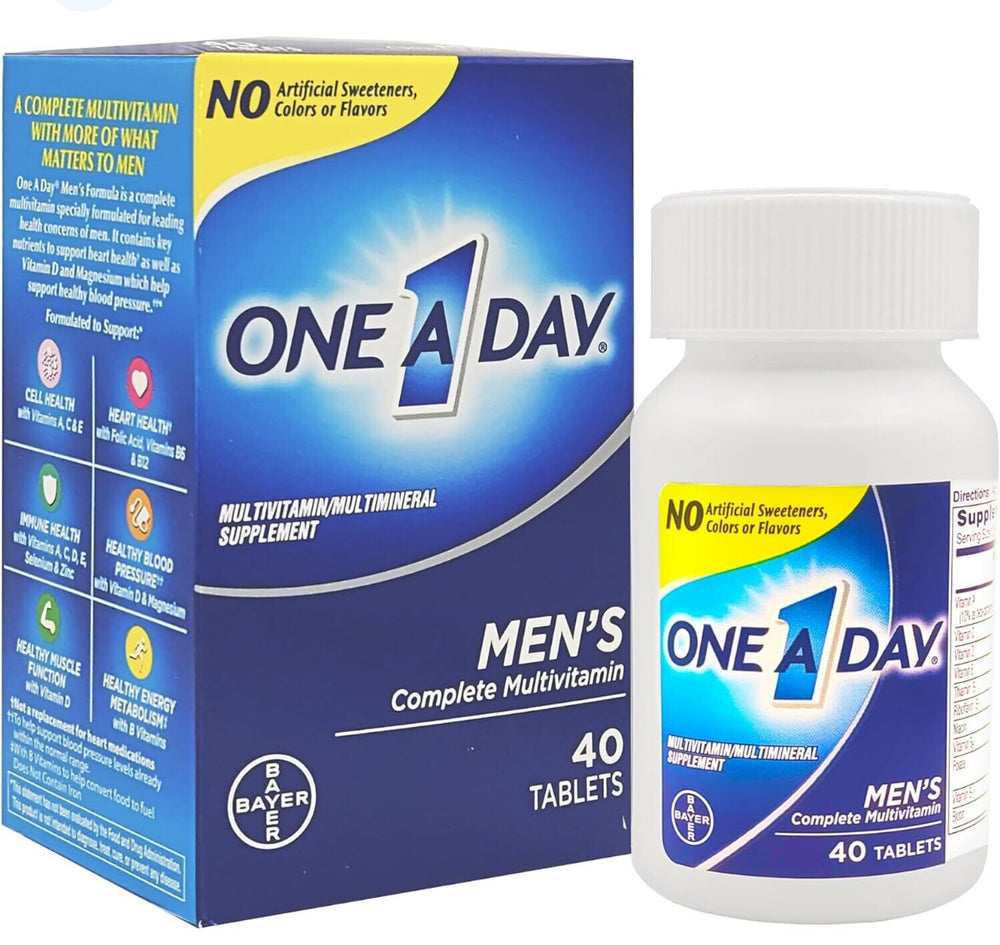 One A Day Men’s Multivitamin 40 Tablets DLC: Sept25