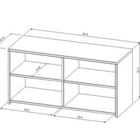 Storage TV Stand for TVs up to 43" Black - Room Essentials MM