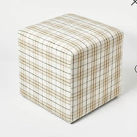 
              Lynwood Square Upholstered Cube Ottoman - Threshold designed with Studio McGee
            