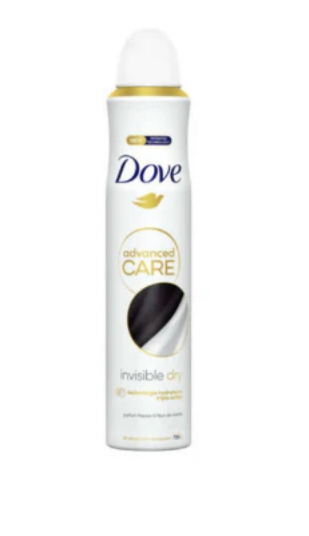 Déodorant spray femme Invisible Dry Dove 200ml