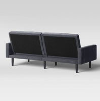 
              Futon Sofa with Arms Charcoal Gray - Room Essentials MM
            