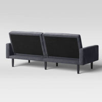 Futon Sofa with Arms Charcoal Gray - Room Essentials MM