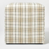 Lynwood Square Upholstered Cube Ottoman - Threshold designed with Studio McGee