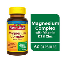 
              Nature Made Magnesium Complex Capsule - 60ct DLC: 05/2026
            