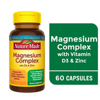 Nature Made Magnesium Complex Capsule - 60ct DLC: 05/2026