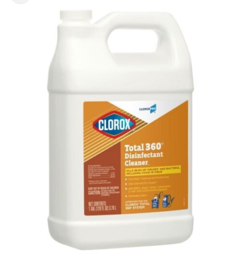 Clorox Total 360 disinfectant cleaner / DLC: 3.78 L