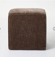 
              Lynwood Square Upholstered Cube Ottoman - Threshold designed with Studio McGee
            