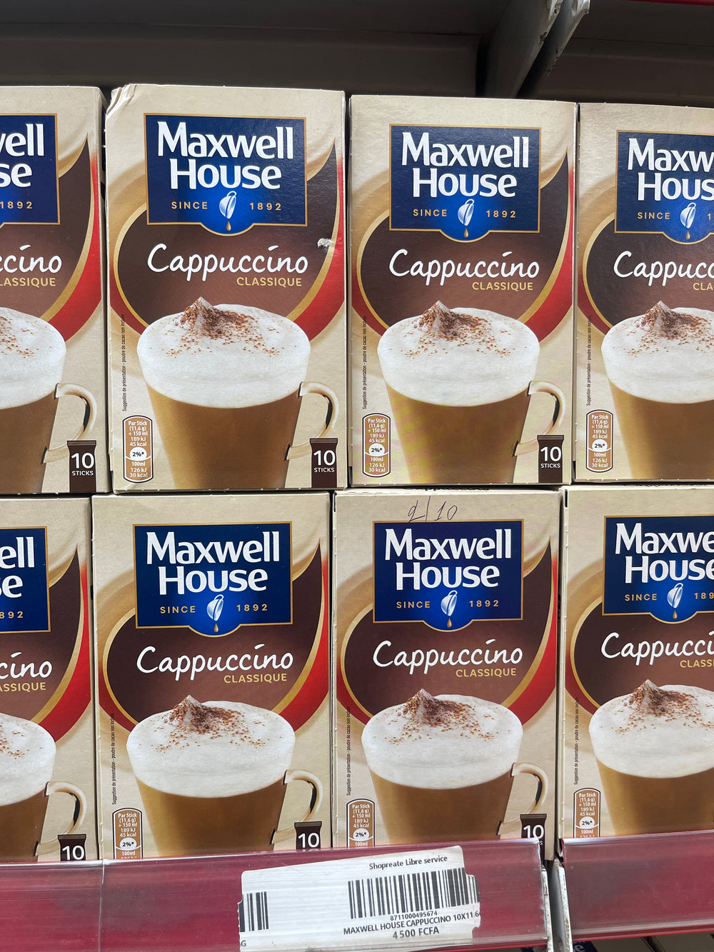 Maxwell House Capucccino Classique 10 sachets