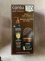 
              CANTU Skin Therapy Aloe Body Lotion & Mango Butter Raw Blend
            