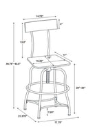 
              Woodsboro Adjustable Barstool Brown - Threshold MM
            