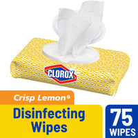 Lingettes désinfectantes Clorox Soft Pack - Citron croustillant ou parfum frais 75 ct