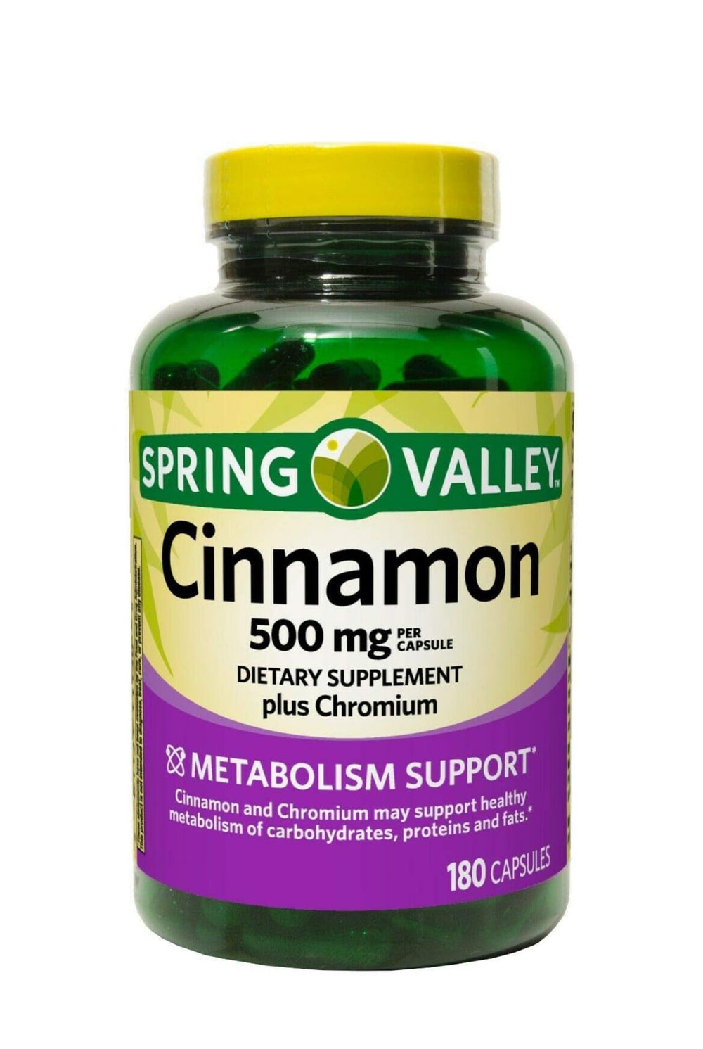 Spring Valley Cinnamon 500mg Metabolism Support