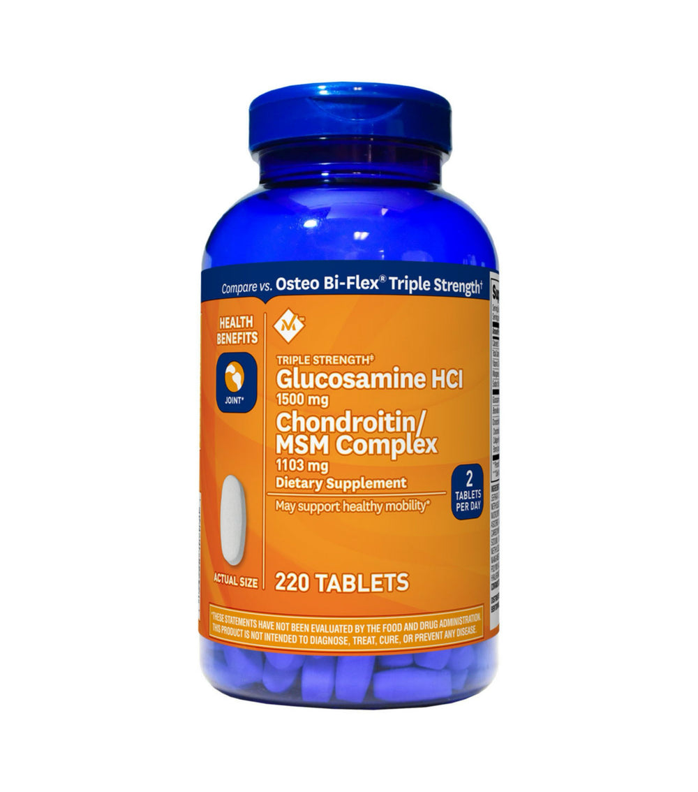 Member's Mark Glucosamine HCl and Chondroitin/ MSM Complex Tablets, 220 ct.