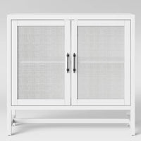 Warwick 2 Door Cabinet White - Threshold