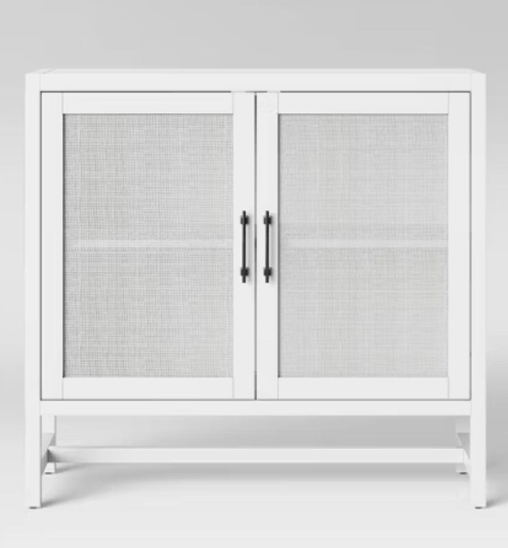 Warwick 2 Door Cabinet White - Threshold