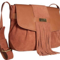 Alla Leather Art Victoria Fringe Crossbody