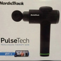 Pistolet de massage thérapie par percussion NordicTrack PulseTech avec 6 têtes