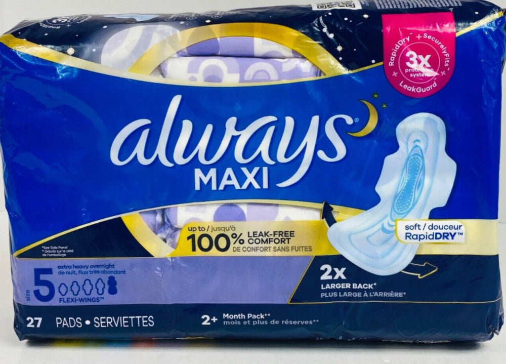 Always Extra Heavy Overnight 27Pads