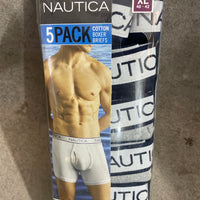 Nautica Men's 5 Pack Cotton Boxer Briefs - Size / Color Varies