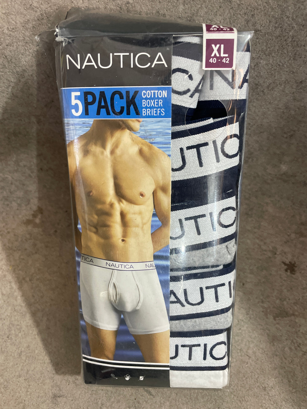 Nautica Men's 5 Pack Cotton Boxer Briefs - Size / Color Varies