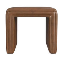 Modern Channel Ottoman Brown - HomePop