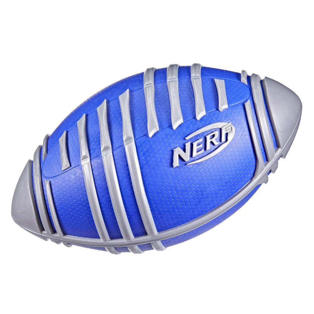 NERF Weather Blitz Foam Football, Water-Resistant, Easy to Hold Grips, Indoor & Outdoor Sports Toys