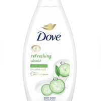 Dove, Shower Gel, Refreshing, Cucumber & Green Tea - (500 Ml)