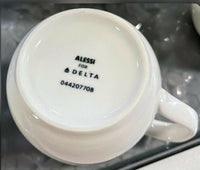 
              Alessi for Delta Airlines White Ceramic Coffee Mug Cup, 044207708
            