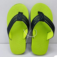 Boys Flip Flops Lime Green Sandals Summer Shoes Pool Beach Choose 3 Size S 11/12