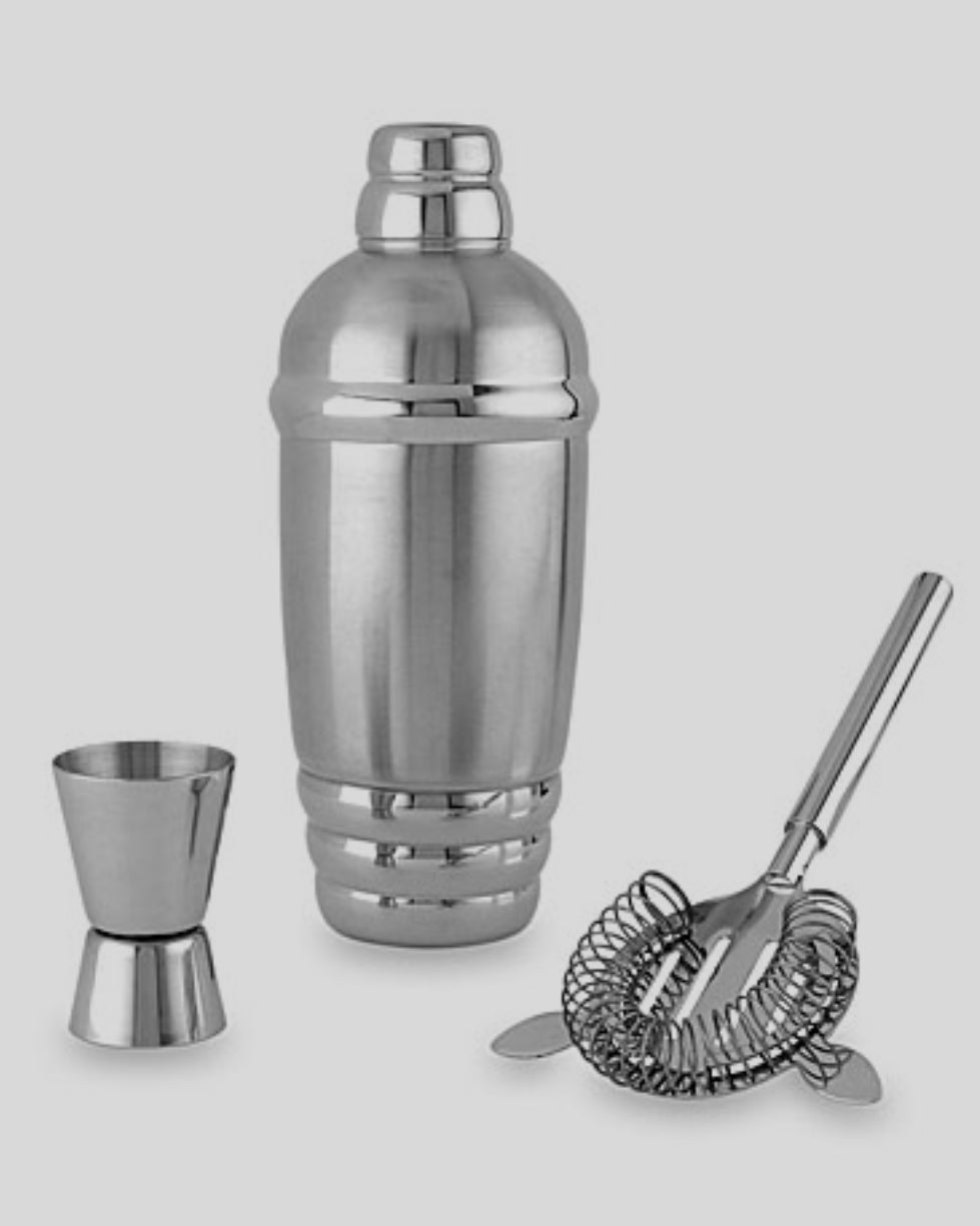 Lenox Tuscany Classics Stainless Shaker With Strainer and Jigger