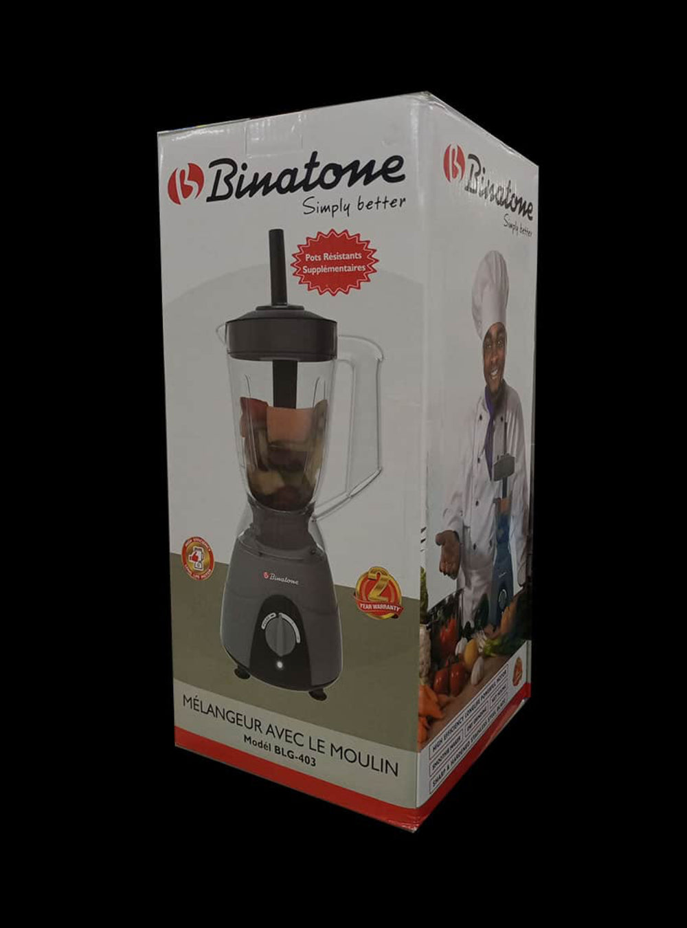 Binatone Blender - BLG-403- 350 W -1.5 Litres