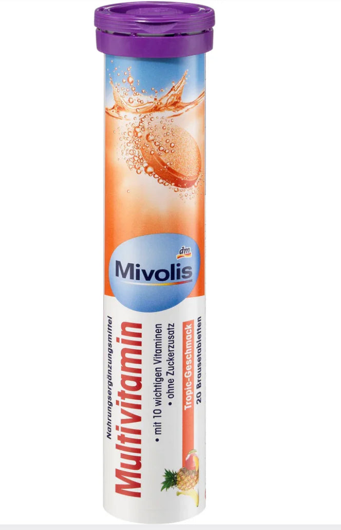 Multivitamines en comprimés effervescents, 20 pcs